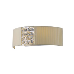 IL31171/CR  Evelyn Crystal Wall Lamp 2 Light